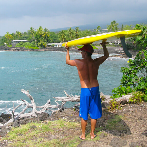 Big Island Stand Up Paddle Boarding Spots surf Kona