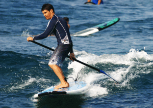 stand up paddle board surfing