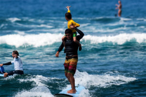 Tandem Surf Lessons Avialable for small chidlren!